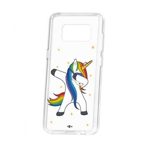 Чехол Kruche Samsung Galaxy S8 Print Единорожка в Фианит-Ломбард