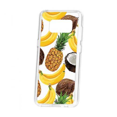 Чехол Kruche Samsung Galaxy S8 Print Тропический микс в Фианит-Ломбард