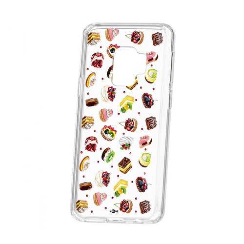 Чехол Kruche Samsung Galaxy S9 Print Cake в Фианит-Ломбард