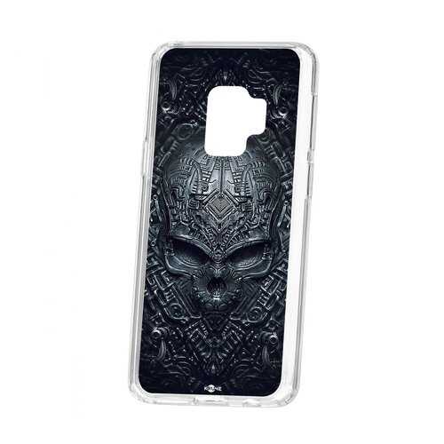 Чехол Kruche Samsung Galaxy S9 Print Череп техно в Фианит-Ломбард