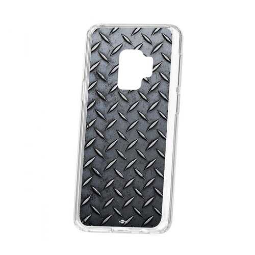 Чехол Kruche Samsung Galaxy S9 Print Сталь в Фианит-Ломбард
