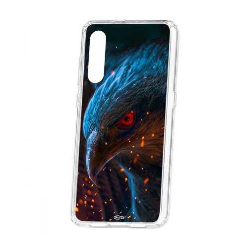 Чехол Kruche Xiaomi Mi 9 Print Орел в Фианит-Ломбард