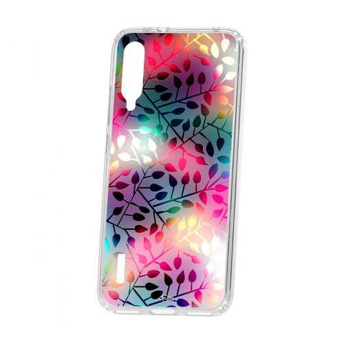 Чехол Kruche Xiaomi Mi A3 Print Цветные листья в Фианит-Ломбард