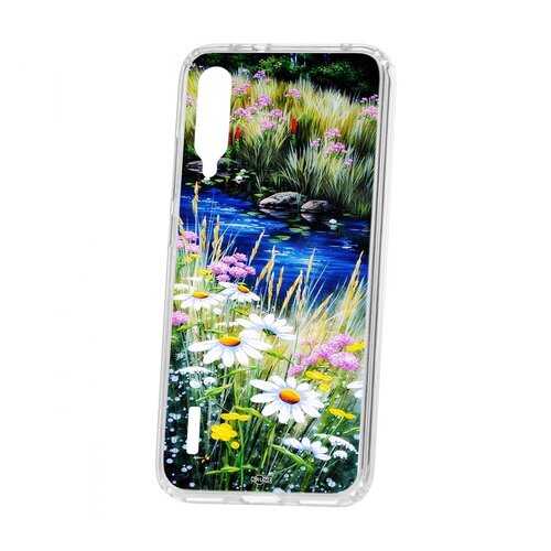 Чехол Kruche Xiaomi Mi A3 Print Ромашки у ручья в Фианит-Ломбард