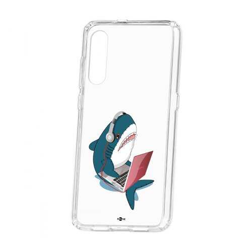 Чехол Kruche Xiaomi Mi9 Print Акула в Фианит-Ломбард