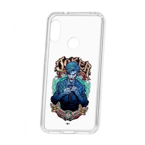 Чехол Kruche Xiaomi Redmi 6 Pro Print Джокер в Фианит-Ломбард