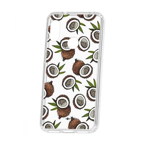 Чехол Kruche Xiaomi Redmi 6 Pro Print Кокосы в Фианит-Ломбард