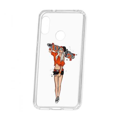 Чехол Kruche Xiaomi Redmi 6 Pro Print Лонгборд в Фианит-Ломбард
