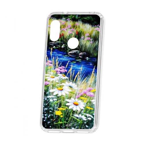Чехол Kruche Xiaomi Redmi 6 Pro Print Ромашки у ручья в Фианит-Ломбард