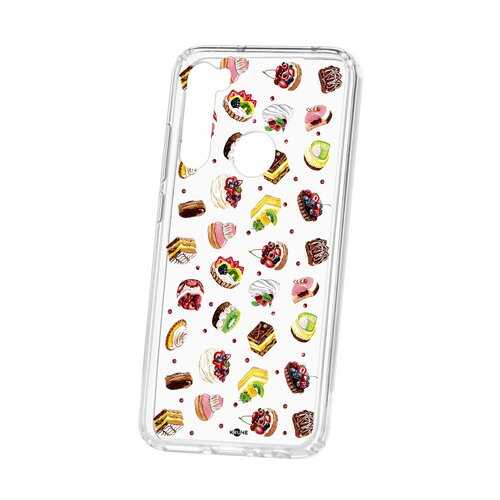 Чехол Kruche Xiaomi Redmi Note 8 Print Cake в Фианит-Ломбард