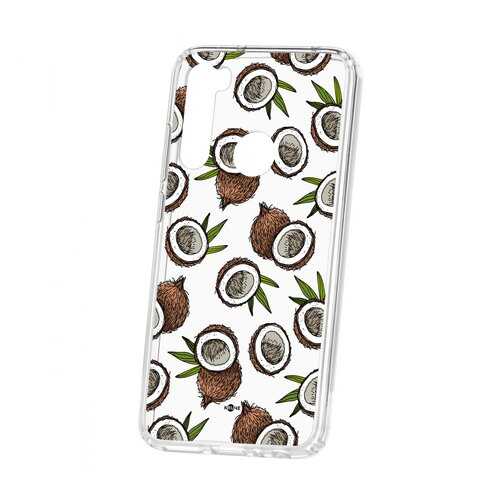 Чехол Kruche Xiaomi Redmi Note 8 Print Кокосы в Фианит-Ломбард