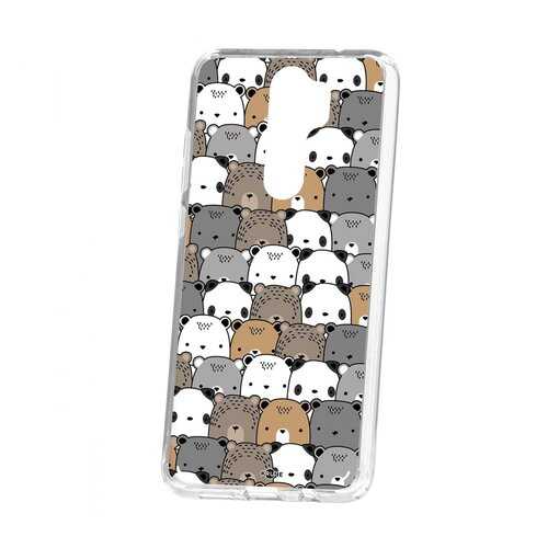 Чехол Kruche Xiaomi Redmi Note 8 Pro Print Медвежата в Фианит-Ломбард