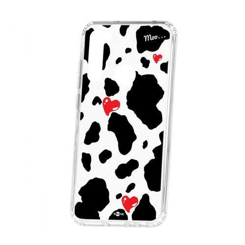 Чехол Kruche Xiaomi Redmi Note 8T Print Корова в Фианит-Ломбард