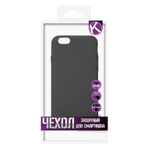 Чехол Krutoff для iPhone 6/6S Black в Фианит-Ломбард