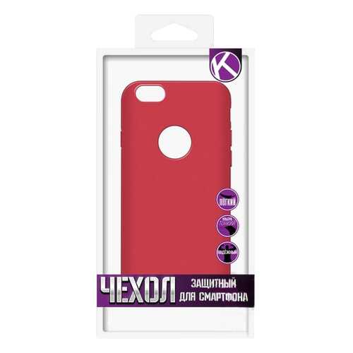 Чехол Krutoff для iPhone 6/6S Red в Фианит-Ломбард