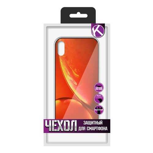 Чехол Krutoff Screen Glass для iPhone XS Max (15467) в Фианит-Ломбард