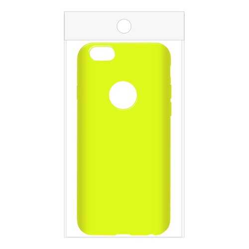 Чехол Krutoff Silicone для iPhone 6/6S Yellow в Фианит-Ломбард