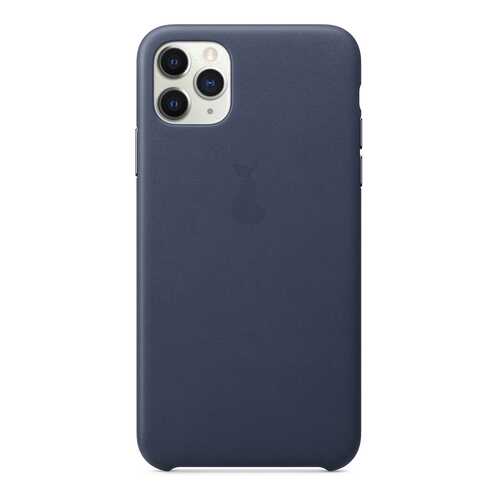 Чехол Leather Case для iPhone 11 Pro Max, LCIP11PM-02-MIBL в Фианит-Ломбард
