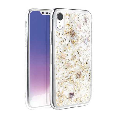 Чехол Lumence Clear для iPhone XR Gold в Фианит-Ломбард