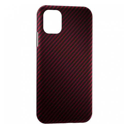 Чехол Lyambda Сarbon Series для iPhone 11 Pro Max Red Matte в Фианит-Ломбард