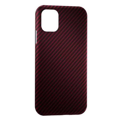 Чехол Lyambda Сarbon Series для iPhone 11 Red Matte в Фианит-Ломбард