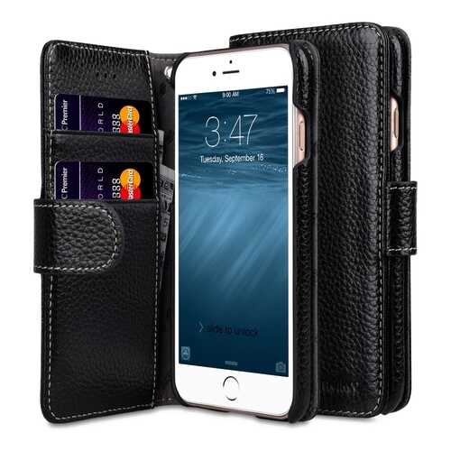 Чехол Melkco для Apple iPhone 7 Plus/8 Plus - Wallet Book Type, Black в Фианит-Ломбард