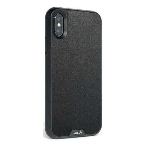 Чехол Mous Limitless 2.0 (LIM2-IX65BLK-LETHRBLK-NS-RET) для iPhone Xs Max (Black Leather) в Фианит-Ломбард