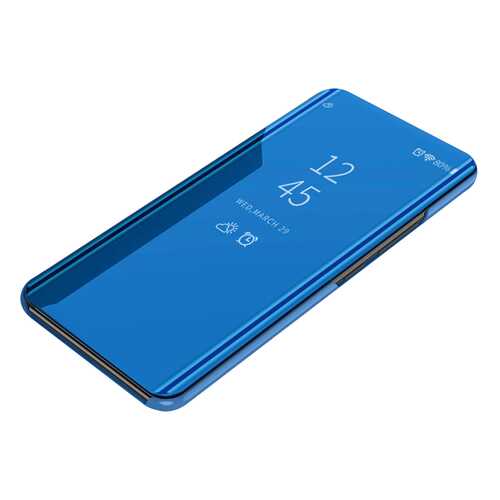 Чехол MyPads для Huawei P10 Plus Clear View Cover Blue в Фианит-Ломбард