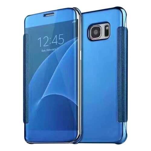 Чехол MyPads для Samsung Galaxy A3 (2016) SM-A310/A3100/A310F 4.7 Clear View Cover Blue в Фианит-Ломбард