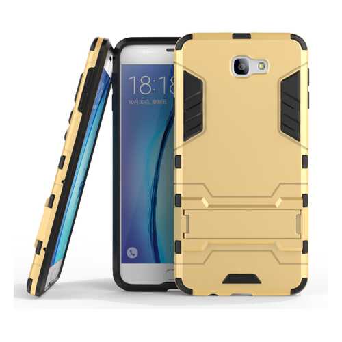 Чехол MyPads для Samsung Galaxy J7 Prime Gold в Фианит-Ломбард