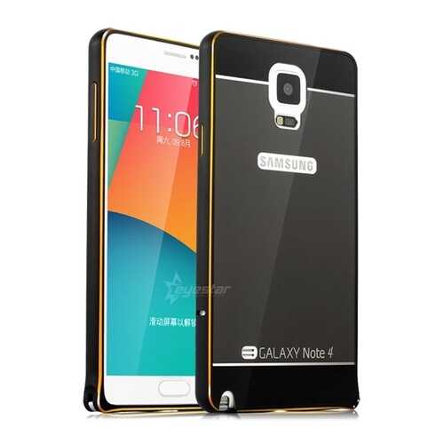 Чехол MyPads для Samsung Galaxy Note 4 Black в Фианит-Ломбард