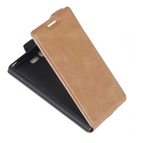 Чехол MyPads для Sony Xperia X Compact (F5321/F5321RU) Brown в Фианит-Ломбард