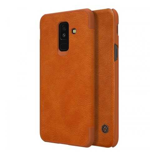 Чехол Nillkin Qin Series для Samsung Galaxy A6 Plus (2018) Brown в Фианит-Ломбард