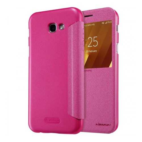Чехол Nillkin Sparkle Series для Samsung A320 Galaxy A3 (2017) (Розовый) в Фианит-Ломбард
