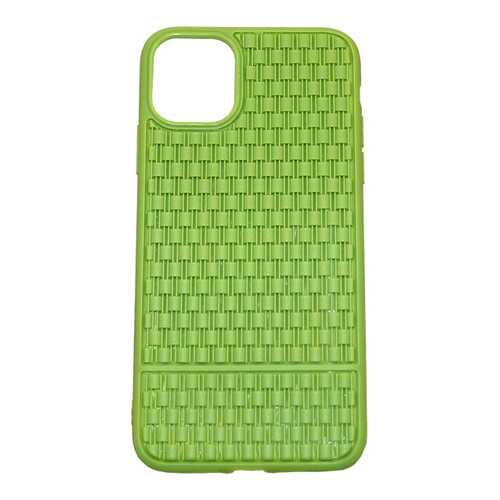 Чехол Плетение для iPhone 11 Pro Max Green в Фианит-Ломбард