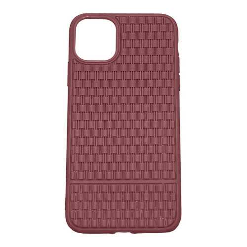 Чехол Плетение для iPhone 11 Pro Max Maroon в Фианит-Ломбард