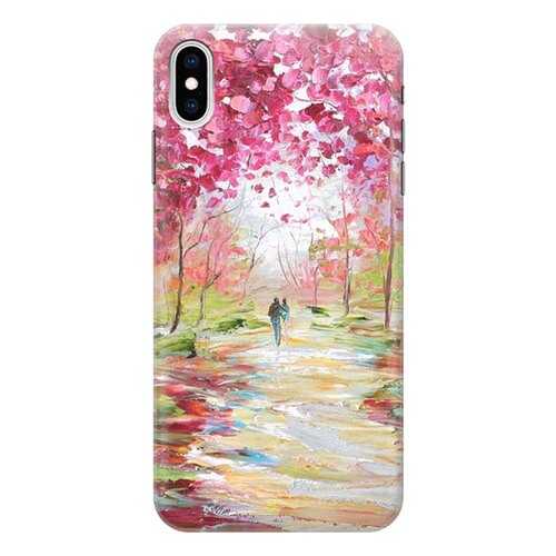 Чехол RE:PA для Apple iPhone XS Max с принтом Весенняя роща в Фианит-Ломбард