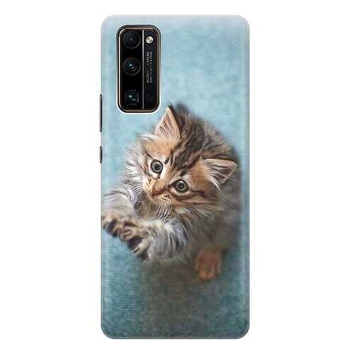 Чехол RE:PA для Honor 30 Pro+ с принтом Котёнок на голубом в Фианит-Ломбард