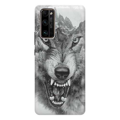 Чехол RE:PA для Honor 30 Pro+ с принтом Волк в горах в Фианит-Ломбард