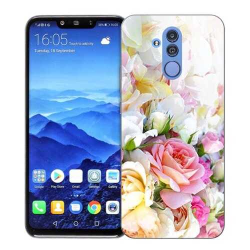 Чехол RE:PA для Huawei Mate 20 Lite с принтом Нежные розы в Фианит-Ломбард