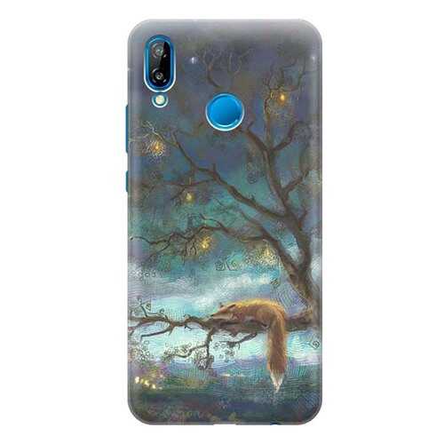 Чехол RE:PA для Huawei P20 Lite с принтом Лиса на дереве в Фианит-Ломбард