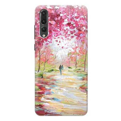 Чехол RE:PA для Huawei P20 Pro с принтом Весенняя роща в Фианит-Ломбард