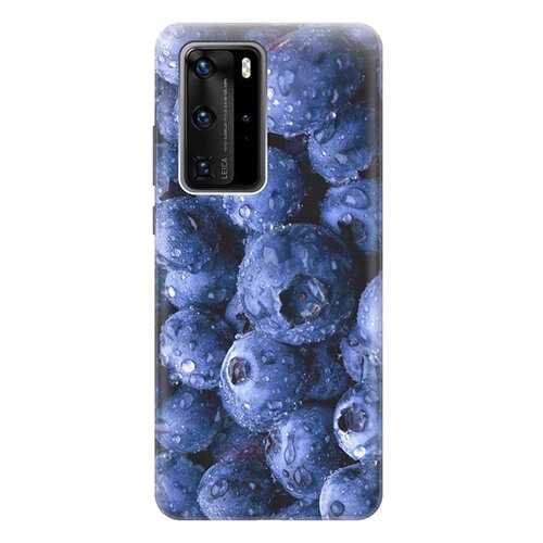 Чехол RE:PA для Huawei P40 Pro с принтом Черника в Фианит-Ломбард