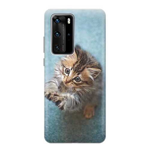 Чехол RE:PA для Huawei P40 Pro с принтом Котёнок на голубом в Фианит-Ломбард