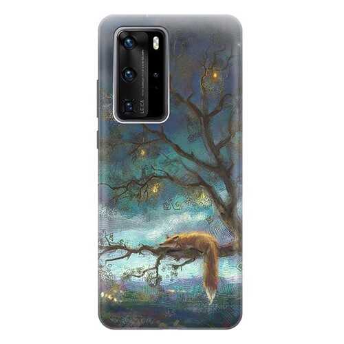 Чехол RE:PA для Huawei P40 Pro с принтом Лиса на дереве в Фианит-Ломбард