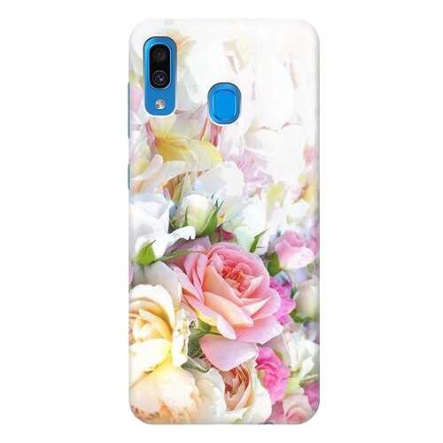 Чехол RE:PA для Samsung Galaxy A20 с принтом Нежные розы в Фианит-Ломбард