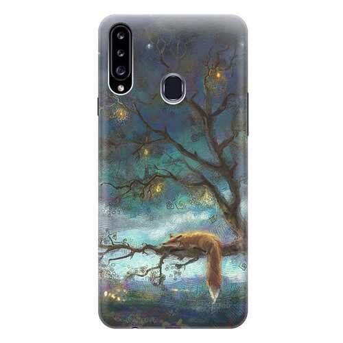 Чехол RE:PA для Samsung Galaxy A20s с принтом Лиса на дереве в Фианит-Ломбард