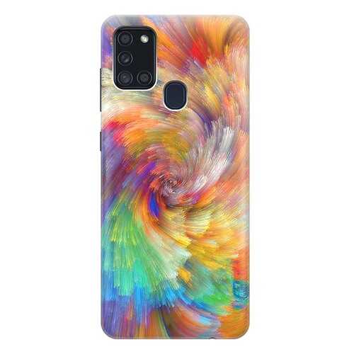 Чехол RE:PA для Samsung Galaxy A21s с принтом Акварельная красота в Фианит-Ломбард