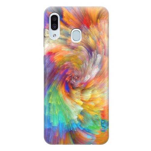 Чехол RE:PA для Samsung Galaxy A40 с принтом Акварельная красота в Фианит-Ломбард