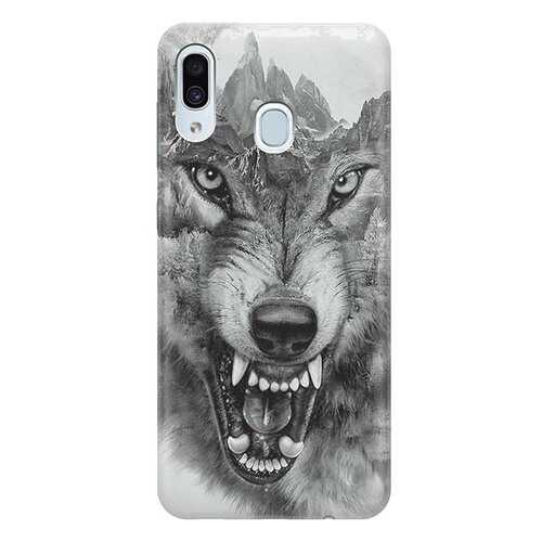 Чехол RE:PA для Samsung Galaxy A40 с принтом Волк в горах в Фианит-Ломбард